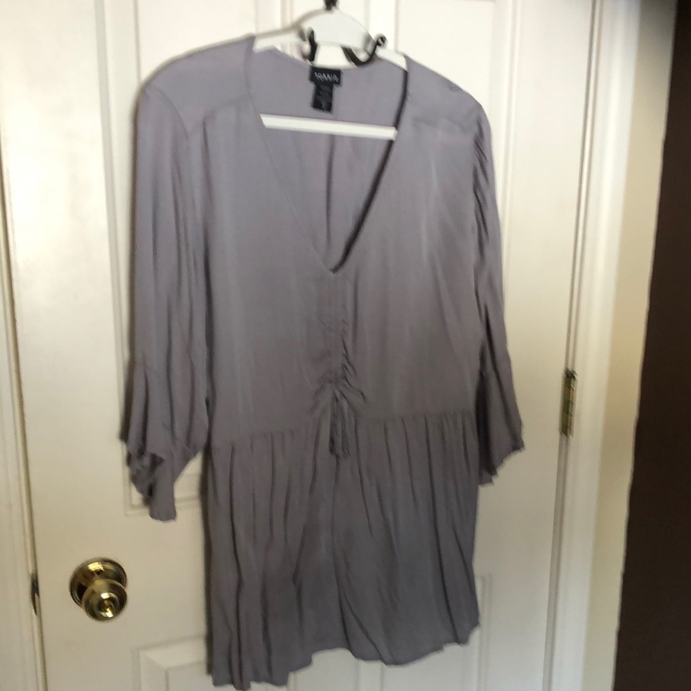Grey rayon shirt
